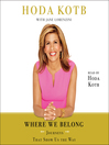 Cover image for Where We Belong